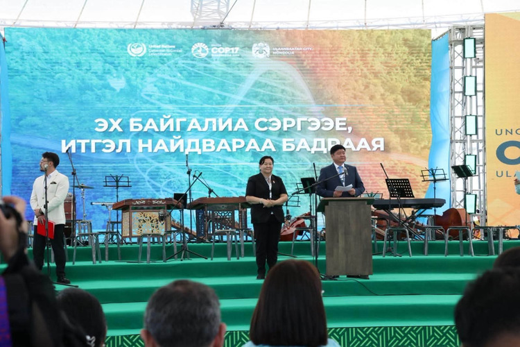 COP17-ЫН НОГООН БҮСИЙН НЭЭЛТЭЭ ХИЙЛЭЭ